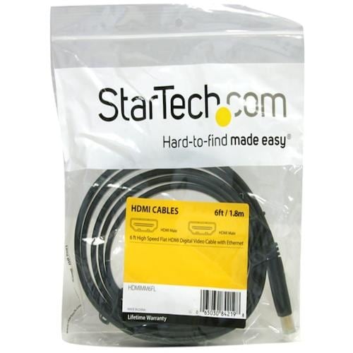 StarTech HDMIケーブル/1.8m/フラ