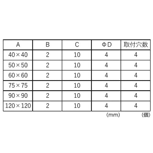 フジテック アイアンL型金具 ホワイト 75x75