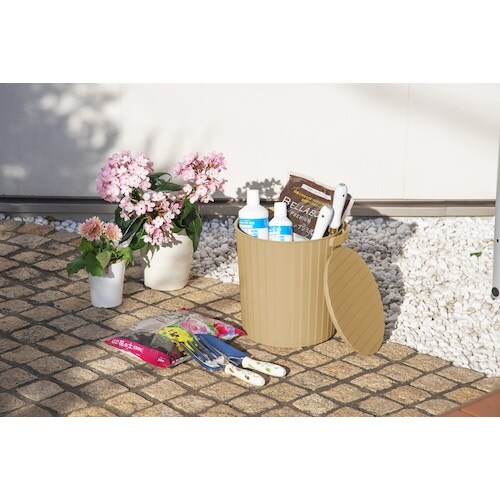 TONBO 座れるマルチバケット15 カーキベージ