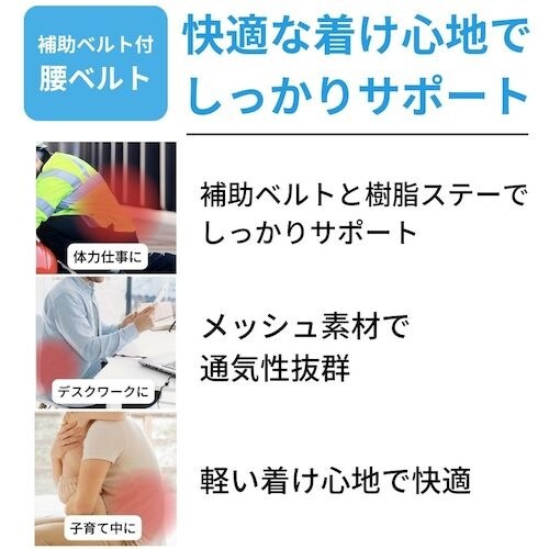 竹虎 腰部固定帯 ランバックソフトII ブラック