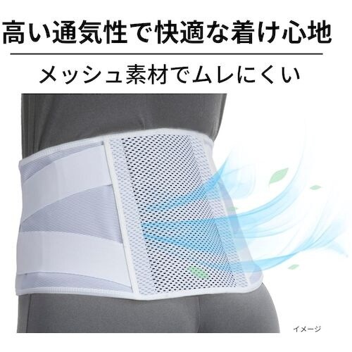 竹虎 腰部固定帯 ランバックソフトII ホワイト