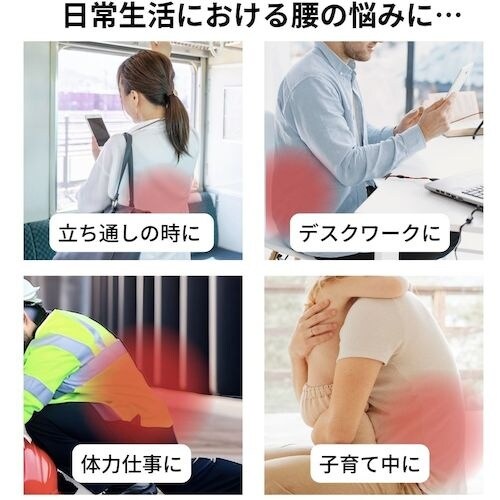 竹虎 腰部固定帯 ランバックソフトII ホワイト