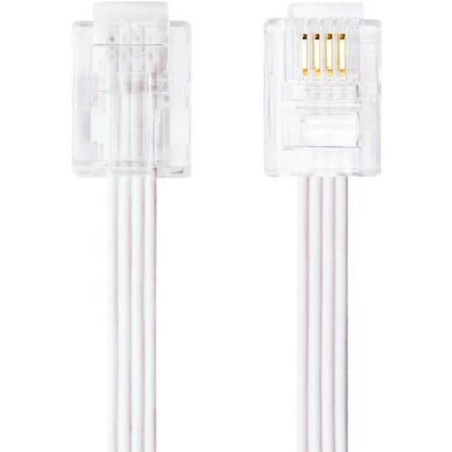 MCO 電話機コード 6極4芯 10m 白