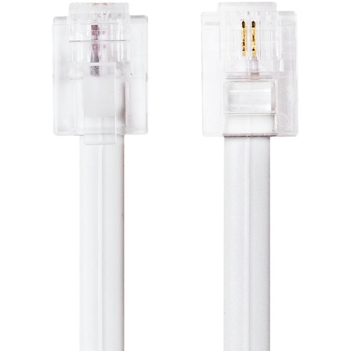 MCO 電話機コード 6極2芯 1m 白