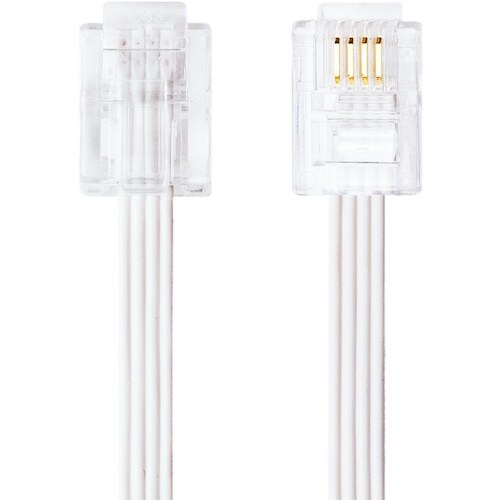 MCO 電話機コード 6極4芯 20m 白