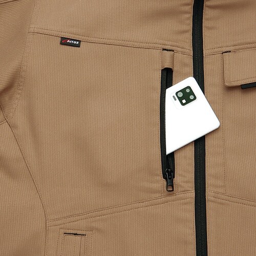 アイトス 長袖ブルゾン ムービンカット軽量ストレッ