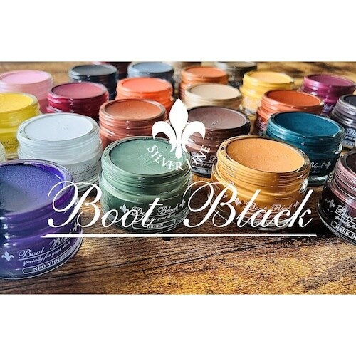 コロンブス ブートブラックシルバーライン シューク