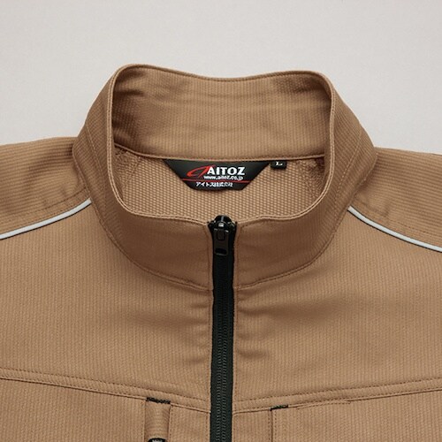 アイトス 長袖ブルゾン ムービンカット軽量ストレッ