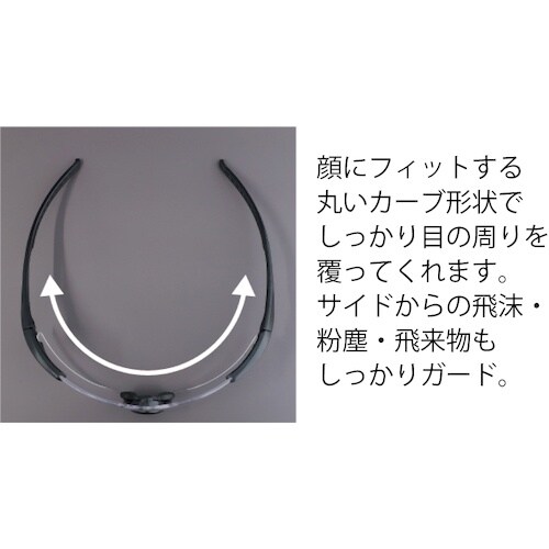 リケン 一眼型保護メガネ(防曇)