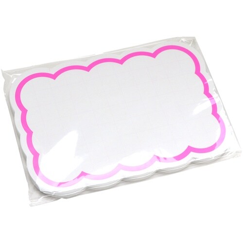 ササガワ POP 抜型カード 雲 特大 ピンク 1