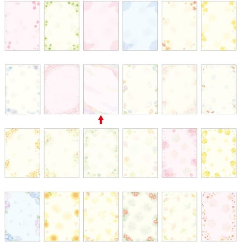 ササガワ 和柄用紙 和ごころ A4判 重ね和紙桃