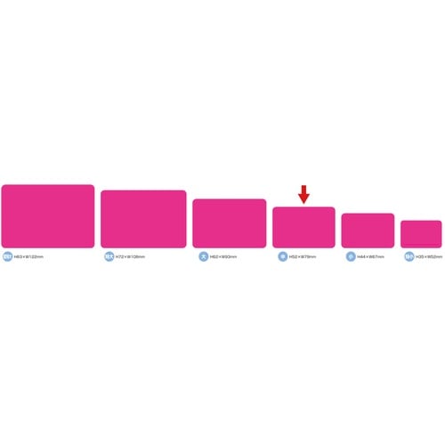 ササガワ POP ケイコーカード 中 桃 1403