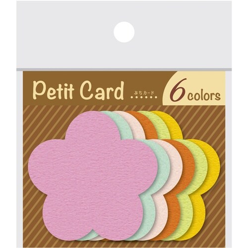 ササガワ POP ぷちカード フラワー 中 160