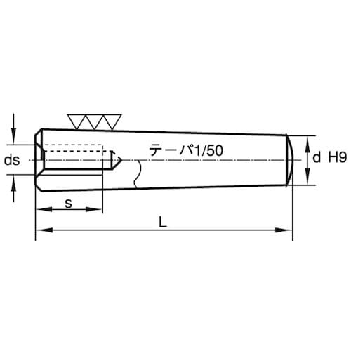 SUNCO SUS 内ネジ付きテーパーピン 5