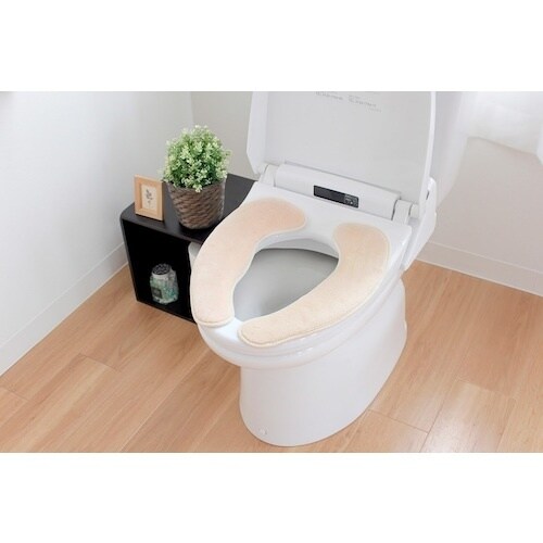 オカ らくらく便座クッション3D ベージュ