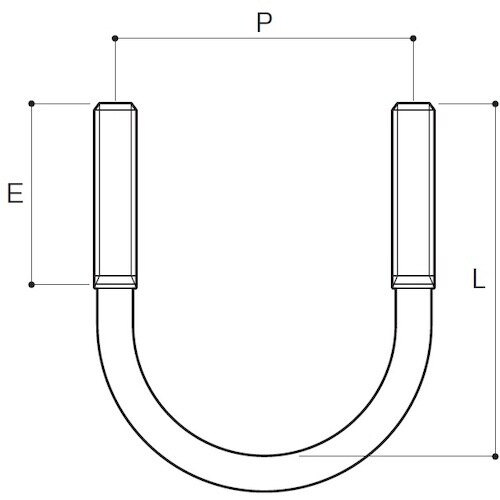 ふじわら ステンレス一般鋼管Uボルト