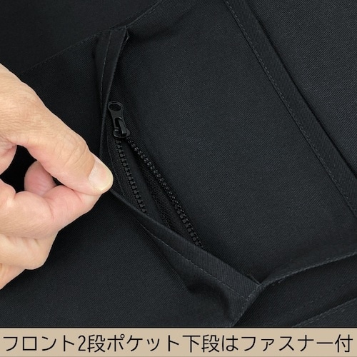 TEAGLES 104マルチショートエプロンブラッ