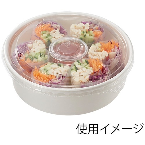 HEIKO 食品容器 未晒フードカップ 透明フタ