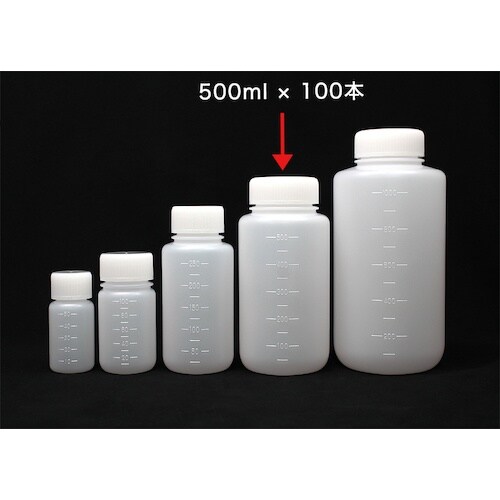 KOKUGO JK−ボトル 広口 白 500ml