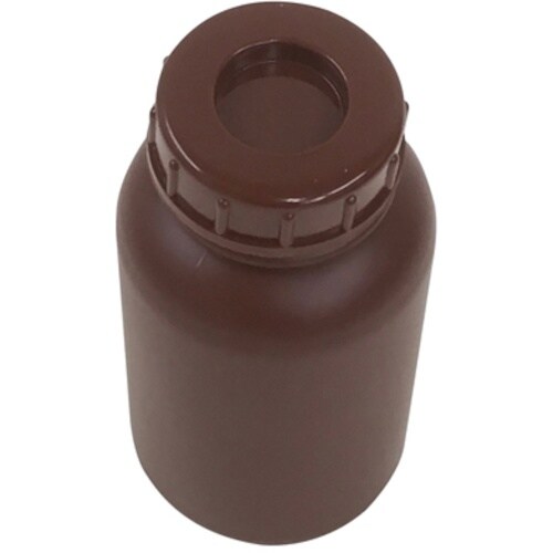 KOKUGO PE広口瓶 茶 250ml 60本入