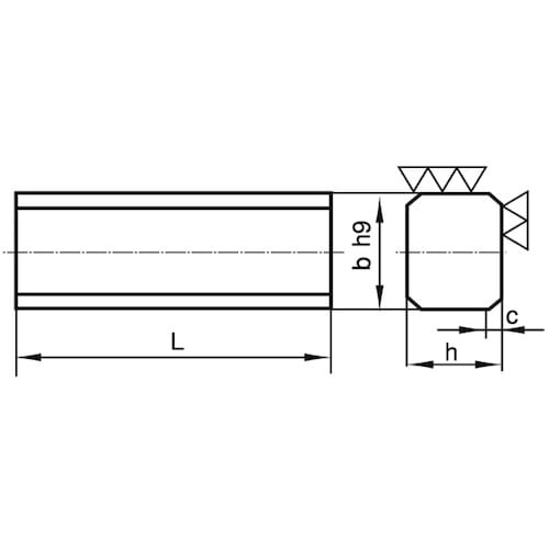 SUNCO 新JIS SUS 両角キー 5X5X2