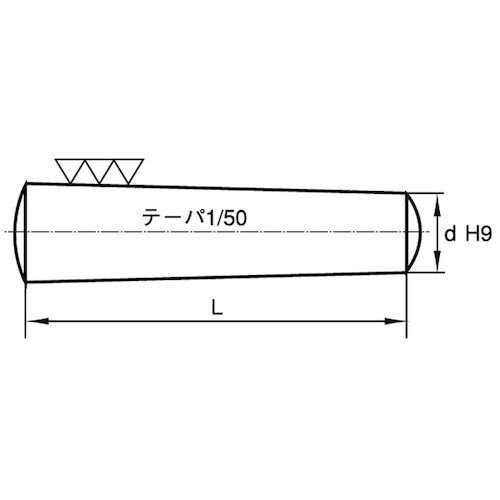 SUNCO SUS テーパ−ピン 12 X 1