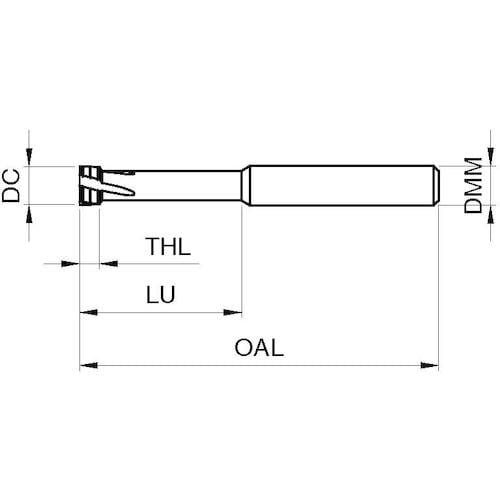 GUHRING スレッド ミーリングカッタ M5