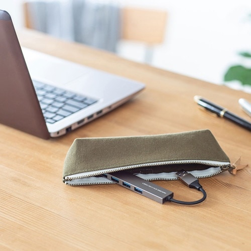 SANWA USB3.2 Gen1 4ポート スリ