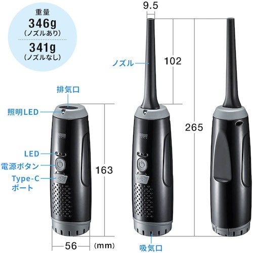 SANWA 電動エアダスター