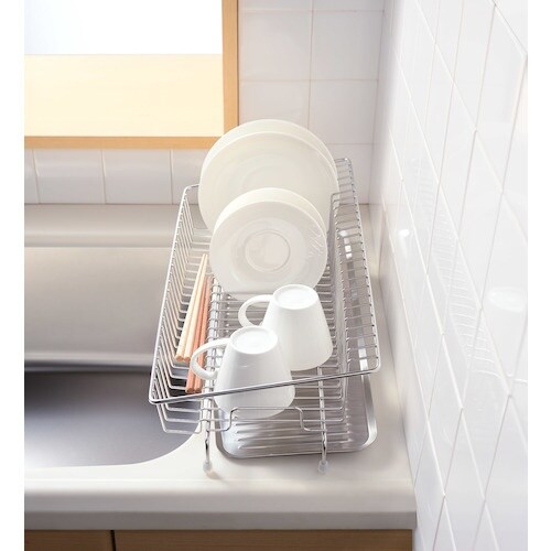 オークス ステンレス製水切り 幅18cmに置ける水