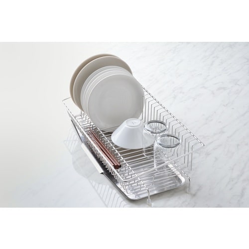 オークス ステンレス製水切り 幅18cmに置ける水