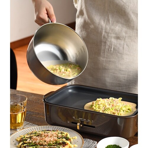 オークス ステンレスバット 取っ手付きミキシングボ