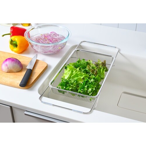 オークス ステンレス製水切り シンクの中でも外でも