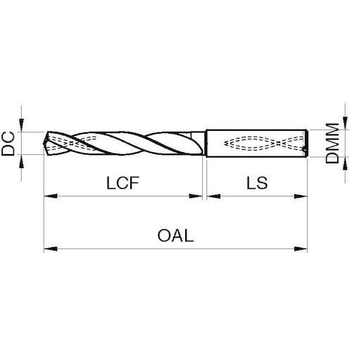 GUHRING 高能率アルミ用ドリル 5xD オイ