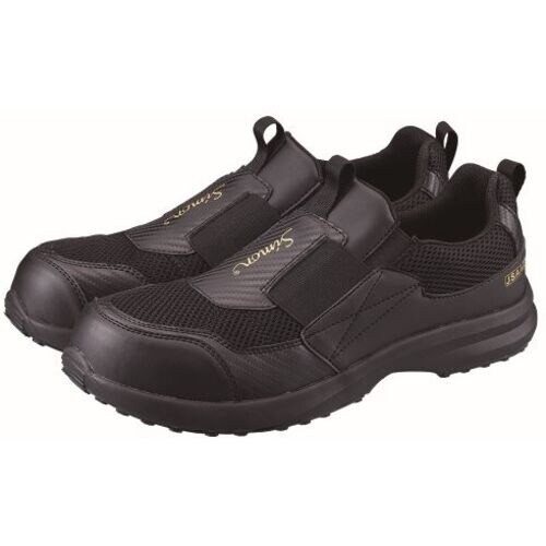 シモン 軽量耐滑プロスニーカー KN117 ブラッ