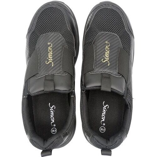 シモン 軽量耐滑プロスニーカー KN117 ブラッ