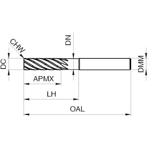 GUHRING 7枚刃高能率スクエアエンドミル セ