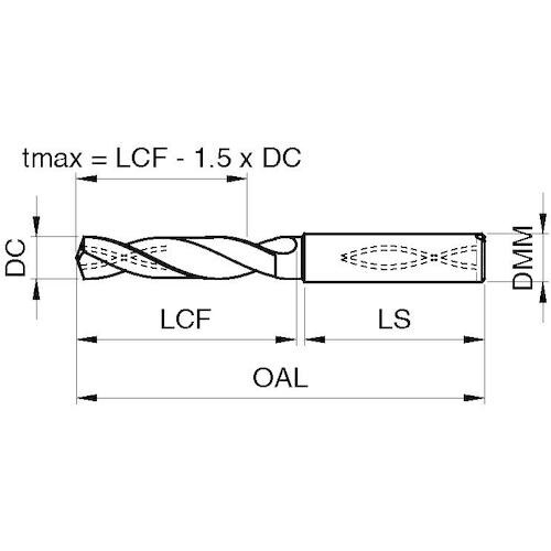 GUHRING 高能率ドリル 3xD オイルホール