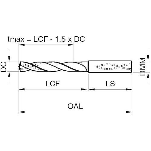 GUHRING 超硬RT100XFドリル 5xD