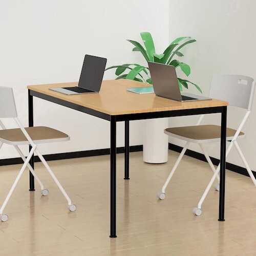 ナカバヤシ フラットテーブル オークブラック 12