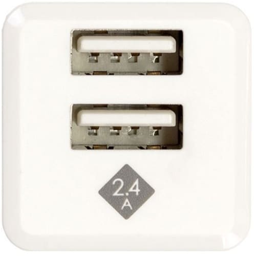 ナカバヤシ USB充電器 2.4A 2ポートUSB