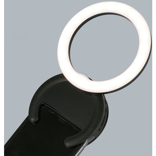 ナカバヤシ LEDリングライト USB充電式LED