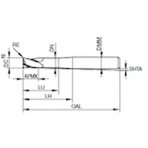GUHRING 4枚刃高精度トーラスエンドミル G