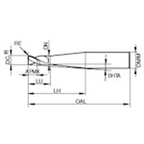GUHRING 2枚刃トーラスエンドミル G−Mo