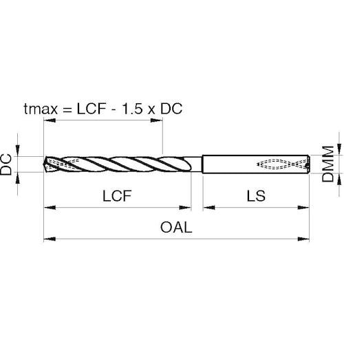 GUHRING 超硬RT100XFドリル 7xD