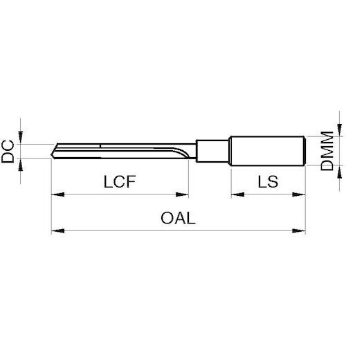 GUHRING ソリッドガンドリル 溝長30 EB