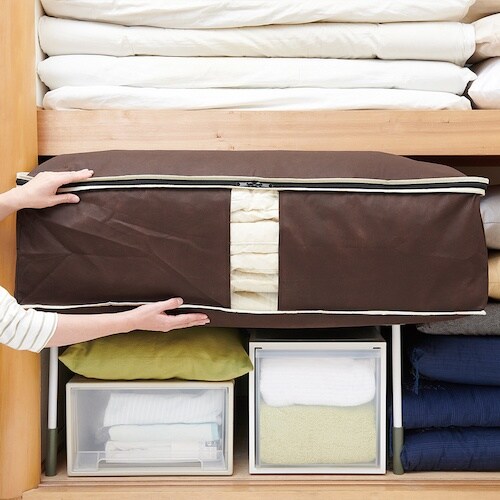 アイメディア 炭入り消臭布団一式収納ケース A−0