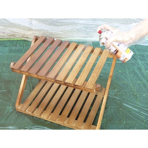 アサヒペン 水性ニススプレー 300ML 透明(ク