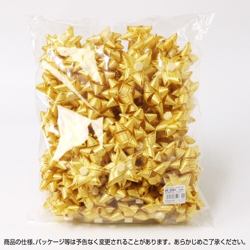 ササガワ リボン リボンフラワー 大 金 100P