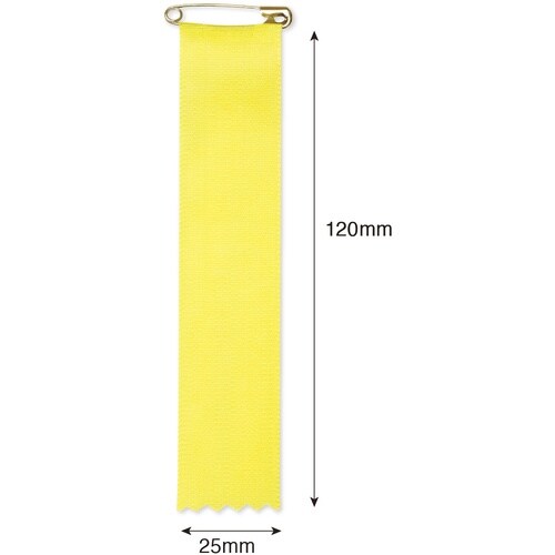 ササガワ 記章 記章 四寸タレ 黄